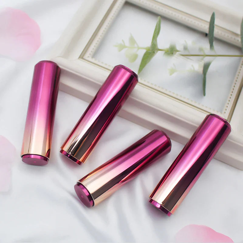 12.1mm DIY Purple Lipstick Tube Cosmetic Lip Balm Packing Container Lip Gloss Refillable Bottle Lip Accessory Wholesale