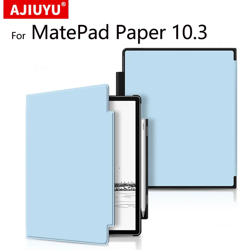 AJIUYU Smart Case For HUAWEI MatePad Paper 10.3 inch HMW-W09 New 2022 Ink Scree Tablet protection shell E-book back shell