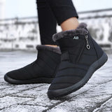 Women Boots Watarproof Ankle Boots For Women Winter Shoes Keep Warm Snow Boots Female Zipper Botines Winter Botas Mujer