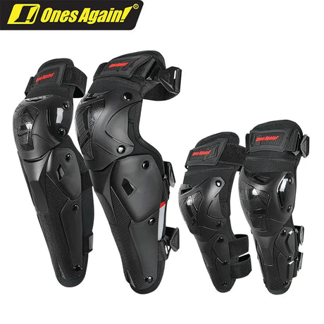 Ones Again! Motorcycle Knee Elbow Guards 4 PCS CE2 Grade Fall Protection Long Motorcycle Racing Gear Knee And Elbow Guards