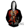 New Fashion 3D Print  SLAYER ROCK  Zipper Hoodies Zip Up Hooded Sweatshirts Harajuku Hoodie Hip Hop Sweatshirts