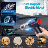 Vacuum Cleaner & Air Blower 2in1 Cordless Mini Air Duster Electric Cleaner Tool for Computer Keyboard PC Piano Pet Laptop