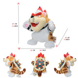 9 Styles Mario Plush Toys Princess Peach Fury Bowser Koopa King K.Rool Meowser Stuffed Cartoon Peluche Dolls Free Shipping