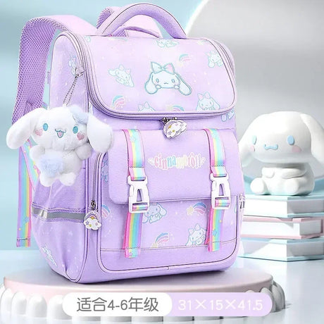 Sanrio Hello Kitty Backpack Mochilas Aestihic Kuromi Lightweight and Large Capacity Korean-Style Cute School Student Bag Gift