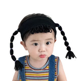 Baby Wig Braided Headbands for Kids Twist Hairbands Handmade Head Hoop Hair Bands Styling Headwear Accessories Gift