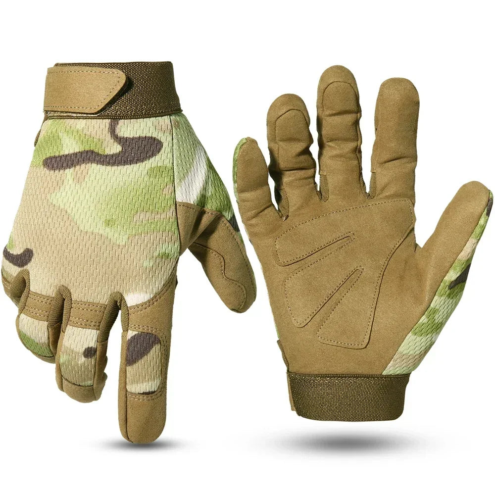 Tactical Full Finger Gloves Army Military Combat Shooting Hunting Sport Outdoor Airsoft Paintabll Driving Work Mittens Men Women