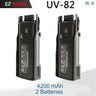 Baofeng UV 82 Battery BL-8 Walkie Talkies Ham Radio 2800mAh Enlarge 3800mah UV82HX Battery UV-8D UV-82HP UV-89 Radio Accessories