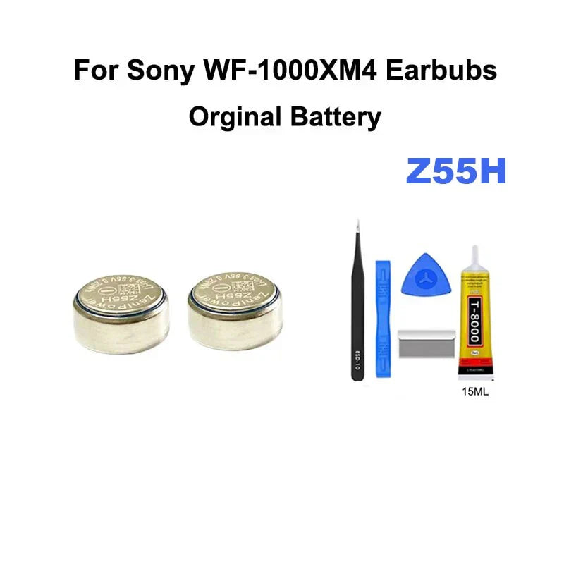 Original New ZeniPower Z55H 1254 3.85V  for Sony WF-1000XM4 Earbuds  Replacement Battery SetRepair Parts