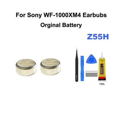 Original New ZeniPower Z55H 1254 3.85V  for Sony WF-1000XM4 Earbuds  Replacement Battery SetRepair Parts