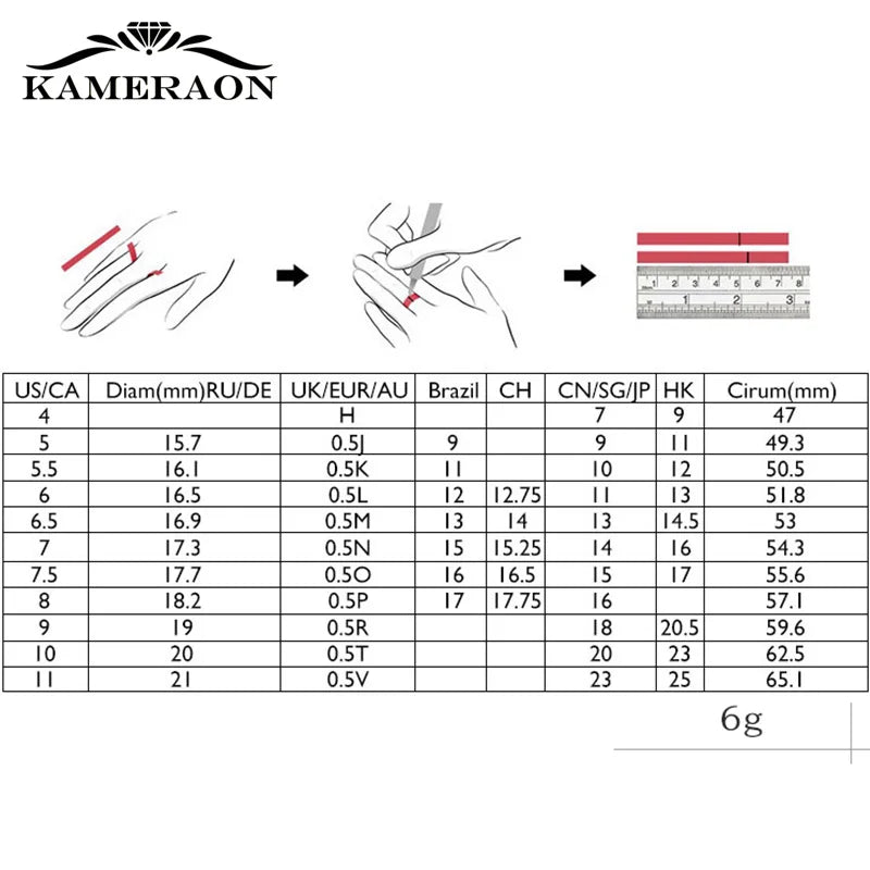 Kameraon Fashion Multilayer Stack AAA Zircon Rings for Women High Quality Shiny Fashion Gold Plated Jewelry Rings Wedding Gifts