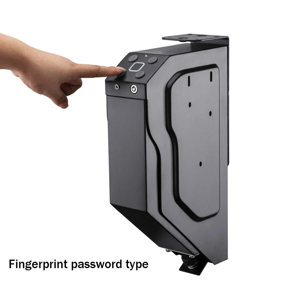 Fingerprint/Password Gun Safes Pistol Safe Box Steel Gun Box Security Guns Fingerprint Password Unlock Anti-Burglary With Keys