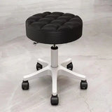 Round Stool Chair for Beauty Salon Barber Shop Adjustable Rotating Lifting With Wheels Beauty Eyelash Stool Chair Furniture