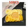 10Pcs Elastic Rubber Band Seamless Gradient Hair Rope Rings Children Cute Colorful Scrunchie Girls Ponytail Hair Accessories