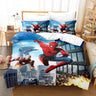 Disney Marvel Cartoon Bedding Set Quilt Spiderman Duvet Cover Comforter Bedclothes Children Kid Boy Bed Birthday Gift