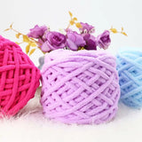 100g Chenille Knitting Yarn Crocheting Hair Soft and Comfortable Knitting Crochet Yarn for Hand Knitting Sweaters and Hats Knit