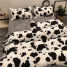 European Ins Floral Brushed Home Bedding Set Simple Soft Duvet Cover Set With Sheet Comforter Covers Pillowcases Bed Linen