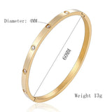 Cuff Bracelets Fashion Jewellery Accessories Bangles  Charm Stainless Steel Bracelet For Women