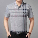 2022 Hot Real Pocket Bodybuilding Short Sleeve Polo Shirt Men Plaid Polos Summer Pol Tee Shirts Mens Dress Poloshirt Jersey 1398