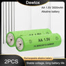 1-2pcs New AA Rechargeable Battery 1.5V 3000mah Alkaline Batteries for Remote Control Electronic Toys LED Light Shaver Radio