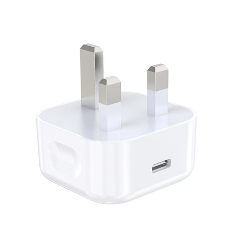 PD 20W UK Plug Fast Charger Usb C Adapter For Iphone14 13 12  Pro Ipad Xiaomi 12 Samsung Mobile Phones 3 Pin