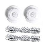 Metal Wire Swivel Automatic Buckle Rope Sneaker ShoeLaces for Adult No Tie Shoe Laces Quick Lock Shoestrings for Sport Shoe