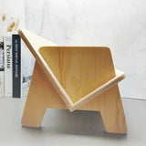 Wooden Tabletop Bookshelf Titled Desktop Bookshelf,Small Bookcases for Magazines Books CDs,Book Rack Desk Book Organizer