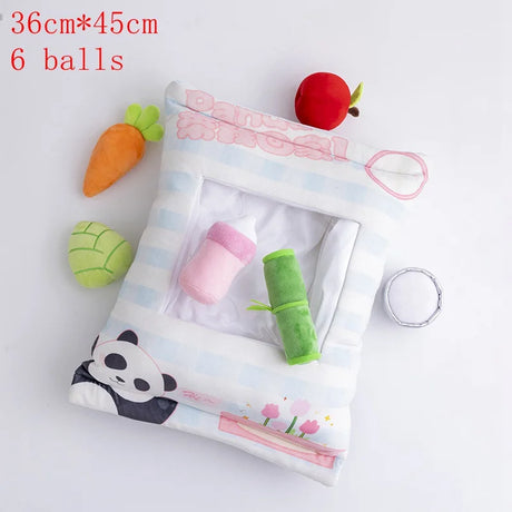 New Kawaii Animal Balls Pudding Candy Bag Pillow Plush Stuffed Mini Doll of Donut Boba Milk Tea Bat Newt Cat Nap Plushie