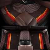 Customized Style Luxury Double Layer Car Floor Mat for BMW 5 Series E39 1995-2004 E60 F10 G30 2017-2022 Interior Details