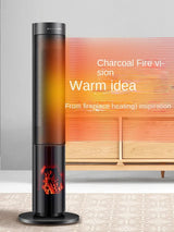 Tower Type Carbon Fire Vision Heater 2000W High Power Electric Warmer Household Whole House Energy-saving Electric Heaters