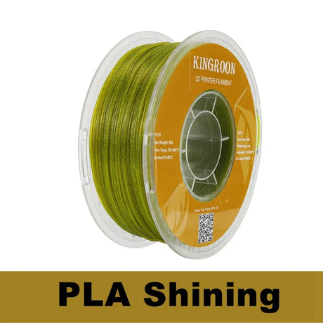 KINGROON 3D Printer Filament Glitter Shining Bling PLA PETG 1.75mm 1kg Spool 3D Printing Material, Newest PLA/PETG Plastic