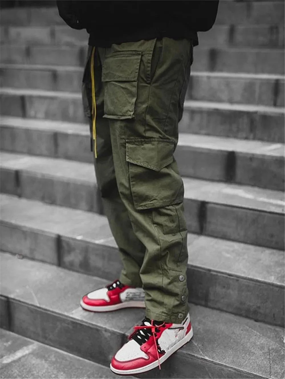 Cargo Pants Men 2024 Hip Hop Streetwear Jogger Pant FashionTrousers Gyms Fitness Casual Joggers Sweatpants Men Pants