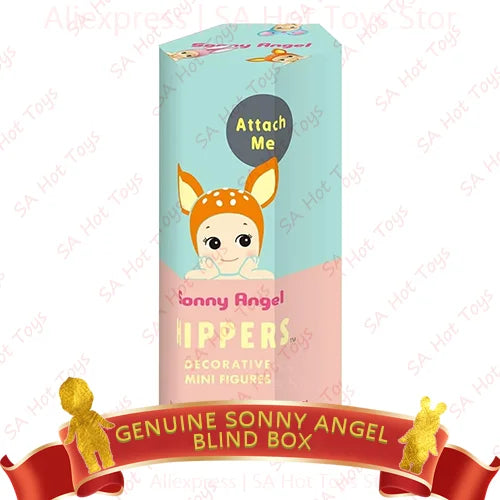 Sonny Angel Animal Hippers Blind Box Confirmed style Genuine telephone Screen Decoration Birthday Gift Mysterious Surprise