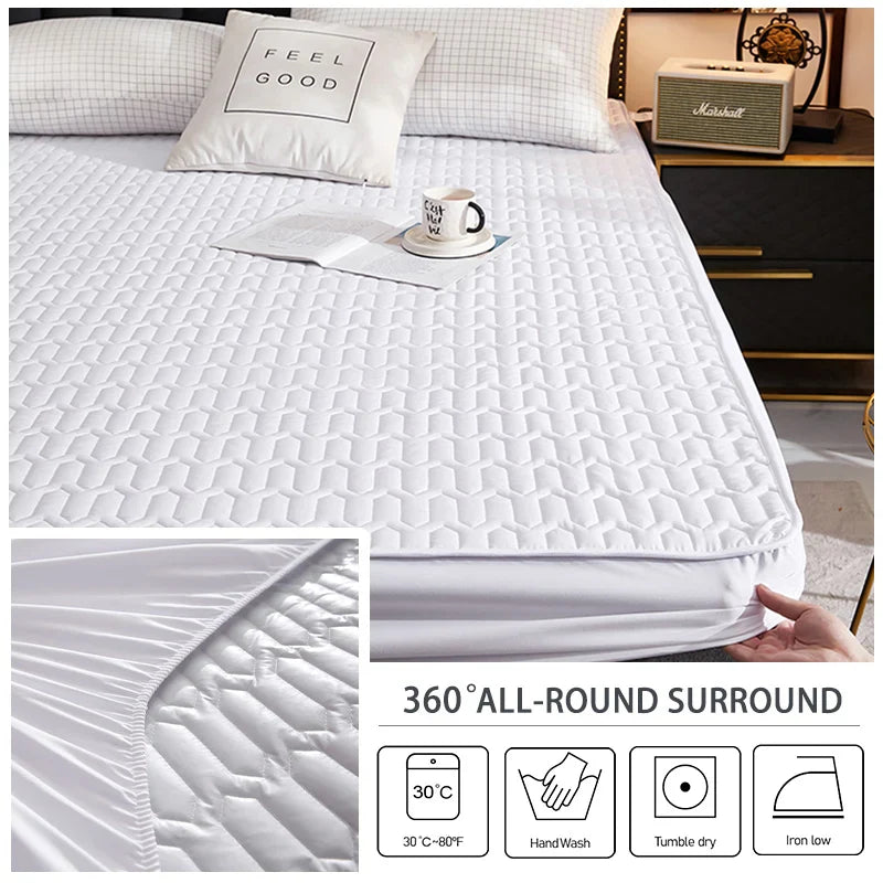 Single mattress protector Thickened cotton sheet kit Waterproof all-inclusive sheet Dustproof waterproof bed cover