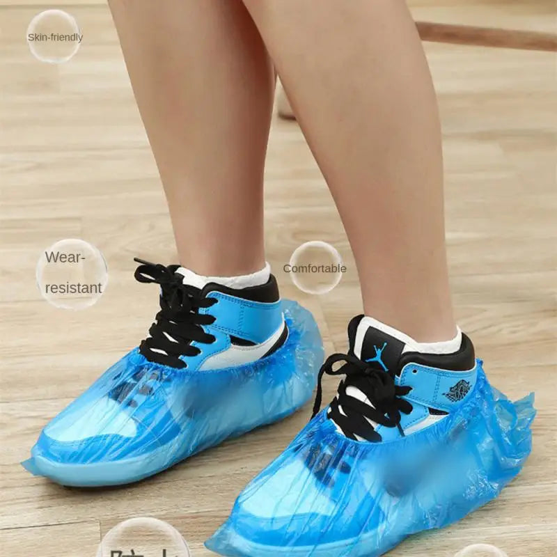 Disposable Shoe Covers Thickened Shoe Covers Superior Quality Shoe Dust Protection Tool Waterproof Non-slip Shoe Dust