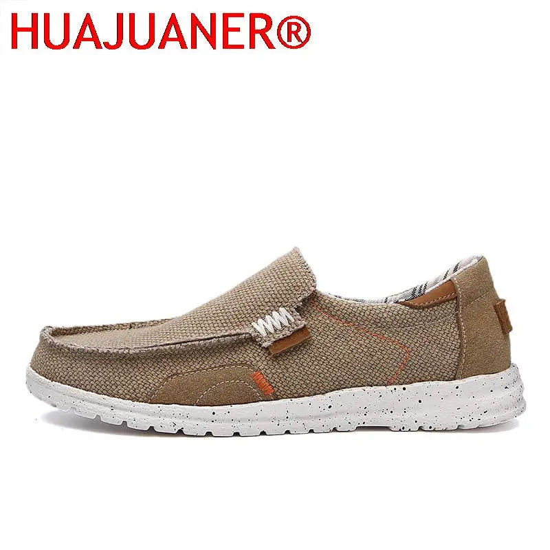 Men Shoes Leisure Walk Men Canvas Shoes Fashion Casual Lightweight Non-slip Loafer Flats Shoes Outdoor Sneakers Vulcanized Shoes