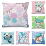 Child Pillowcase Himitsu No Cocotama Decorative Pillows Decor Home Cushion Covers 45x45 Anime Pillow Cases for Bed Sofa Sets