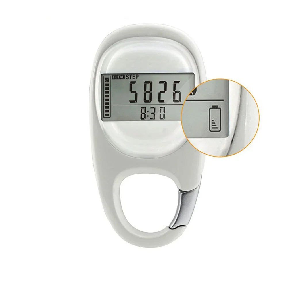 Pedometer Key Chain Activity Record Steps Sports Accessories Clock Running Adults Devices Mountain Climbing Counter Pedometers