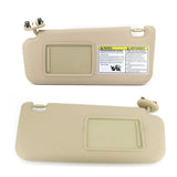 For Toyota RAV4 Gray Beige Sun Visor Left Right Side Car Sunvisor Shade Driver Side 2006 2007 2008 2009 2010 2011 2012