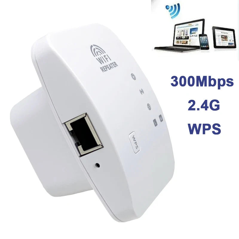 JCKEL Wireless WiFi Repeater WiFi Extender 300Mbps Router WiFi Amplifier Wi Fi Booster Long Range Wi-Fi Repeater Access Point