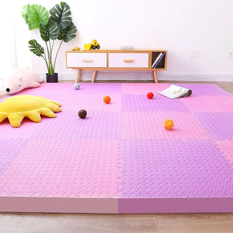 Puzzle Mat Baby Game Mat 60x60cm Play Mats 16PCS Baby Play Mat Baby Activity Gym Game Mats Tatame Baby Rug Floor Mats Foot Mat