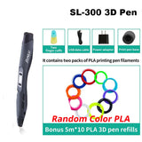 Creative 3D Art Pen for All Ages - SUNLU SL-300, Ideal for PLA/ABS Filament, Perfect Christmas Gift!