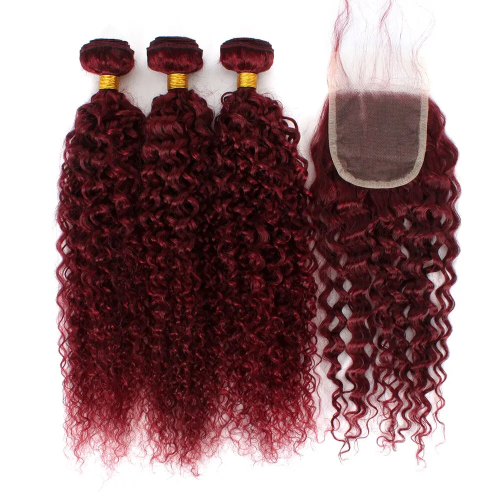 Deep Wave 30 40 Inch Curly 99j burgundy 13x4 Lace Front Human Hair 13x6 Lace Frontal Wig Brazilian For Women