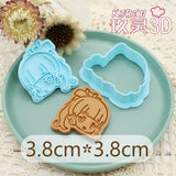 Genshin Impact Neuvillette Cake Tool Animal Cookie Cutter Christmas Cutters Biscuit Stamp Fondant Mould Baking Sugarcraft Molds