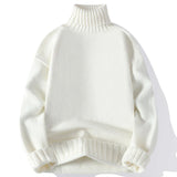 2023 Winter Mens Turtleneck Sweater Trend Thick Bottoming Sweater Autumn Sweater Men Knitted Pullover Men Jumper Knit Sweater