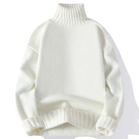 2023 Winter Mens Turtleneck Sweater Trend Thick Bottoming Sweater Autumn Sweater Men Knitted Pullover Men Jumper Knit Sweater