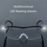 Fashion Design Reading Glasses with Light Magnifying Glasses with Light Led Magnifier Eyeglasses Nighttime Reader Frame Dropship