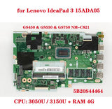 SN NM-C821 Lenovo laptop motherboard compatible with GS450 GS550 GS750 series ideapad 3 15ada05 310 320 330 model is available