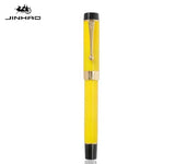 Jinhao 100 Fountain Pen Transparent Color Resin luxury Pens M/F/EF/1.0mm Extra Fine Nib Office School Supplies Stationery Gift