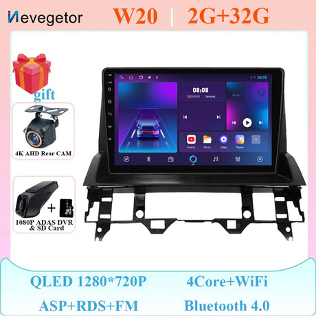 For Mazda 6 2002 2003 2004 2005 2006 2007 2008 WIFI 7862CPU Android 13 All In One Car Multimedia Player Intelligent System