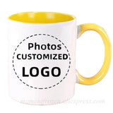 Customized Photos/Logo Printed DIY Coffee Mugs Personalized Tea Cups Drink Beer Milk Tableware Beer Drinkware Coffeeware Teaware